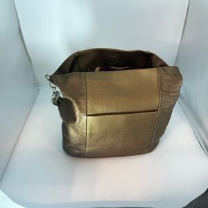 Gold Leather Women's Bag